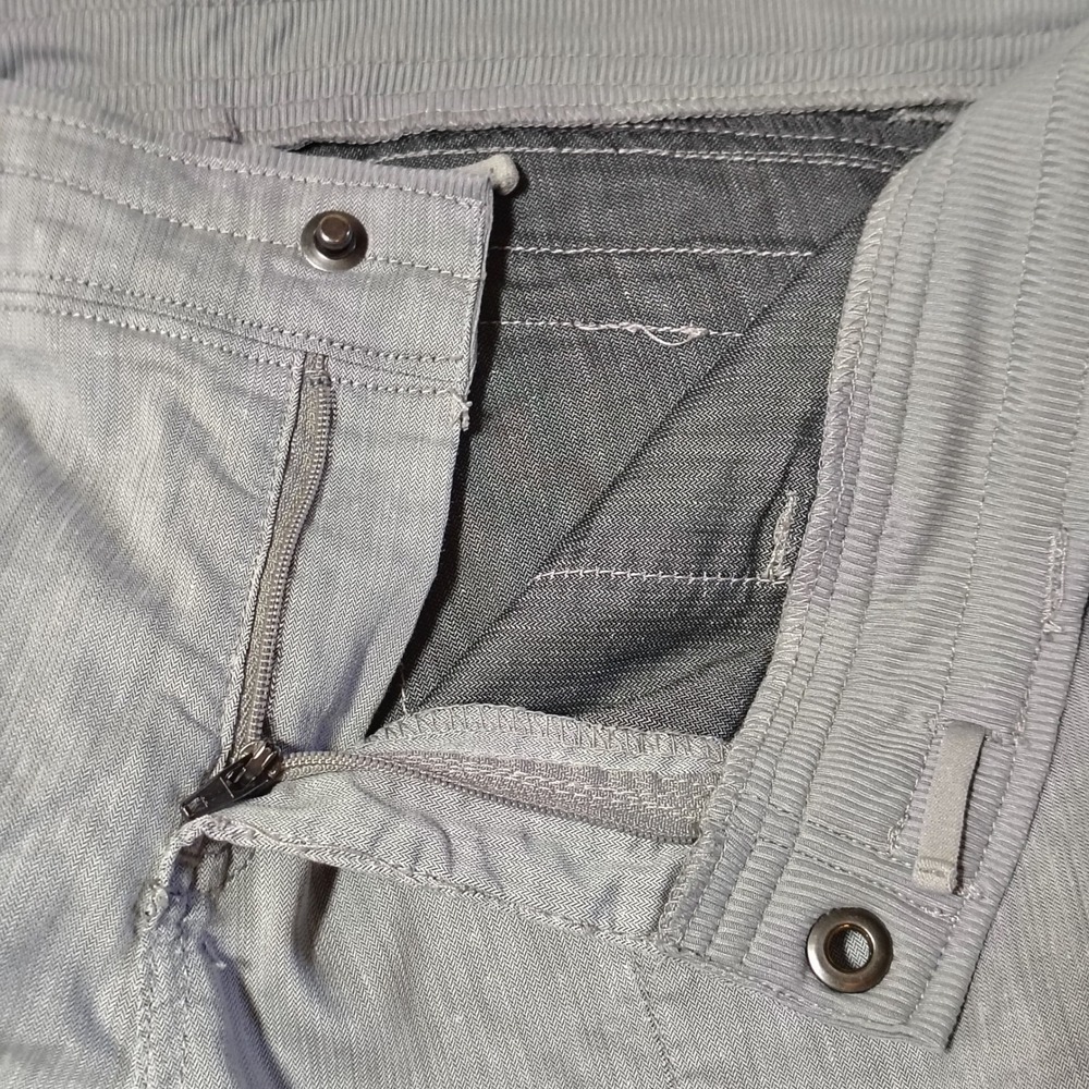 KUHL Pants Womens 12 Regular Ash Gray Cabo Linen Blend Hiking Style 6272 - Picture 14 of 15